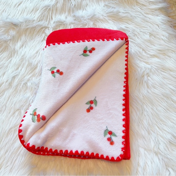 Starbucks Korea 2020 Limited Autumn Coffee Rabbit Cherry Blanket - Picture 5 of 9